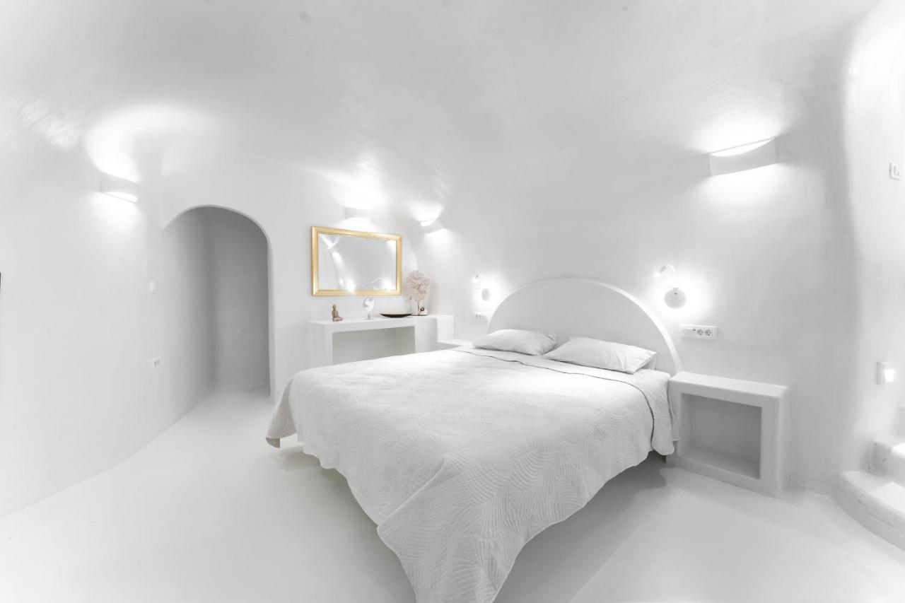 Sun Naam Home Santorini With Heated Jacuzzi Karterádosz Kültér fotó