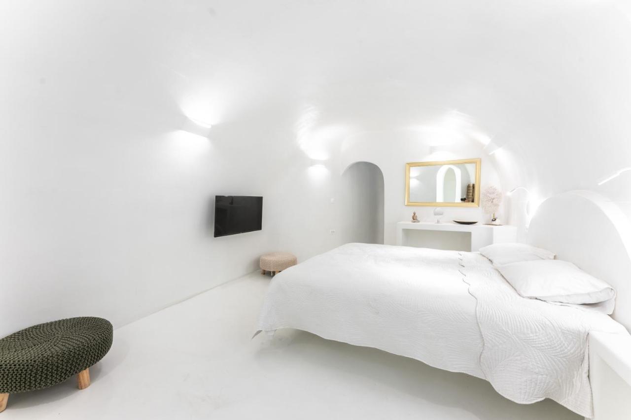 Sun Naam Home Santorini With Heated Jacuzzi Karterádosz Kültér fotó